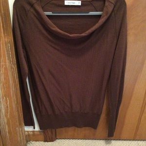 N W/O Tags Calvin Klein Cowl Neck Sweater